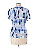 JM Collection Blue Short Sleeve Top Size L (petite) - photo 2