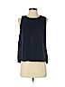 Ann Taylor Blue Sleeveless Top Size S (petite) - photo 1