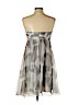 Halston Heritage 100% Polyester Gray Cocktail Dress Size 10 - photo 2