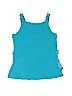 Iz Byer 100% Polyester Print Blue Sleeveless Top Size 10 - 12 - photo 2