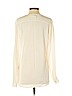 DKNY 100% Silk Ivory Long Sleeve Silk Top Size P (petite) - photo 2