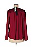 Greylin 100% Polyester Red Long Sleeve Blouse Size M - photo 2