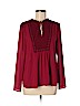 Greylin 100% Polyester Red Long Sleeve Blouse Size M - photo 1