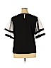 Unbranded 100% Polyester Black Short Sleeve Blouse Size XL - photo 2