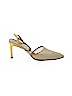 Yves Saint Laurent Gold Heels Size 7 1/2 - photo 1