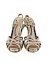 Fendi 100% Leather Tan Heels Size EU 37 1/2 - photo 2