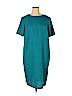 Leslie Fay 100% Polyester Teal Casual Dress Size 16W Petite - photo 1