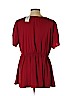 Torrid 100% Polyester Red Short Sleeve Blouse Size Lg Plus (0) - photo 2