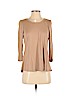 Ann Taylor Factory 100% Rayon Tan 3/4 Sleeve Blouse Size S (petite) - photo 1