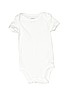 Gerber 100% Cotton White Short Sleeve Onesie 3-6 MO / 6 MO - photo 1