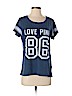 Victoria's Secret Pink Blue Short Sleeve T-Shirt Size S - photo 1