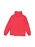 le top baby 100% Cotton Solid Red Long Sleeve Turtleneck Size 4T - photo 2