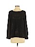 Banana Republic 100% Polyester Black Long Sleeve Blouse Size S (petite) - photo 1