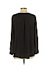 Banana Republic 100% Polyester Black Long Sleeve Blouse Size S (petite) - photo 2