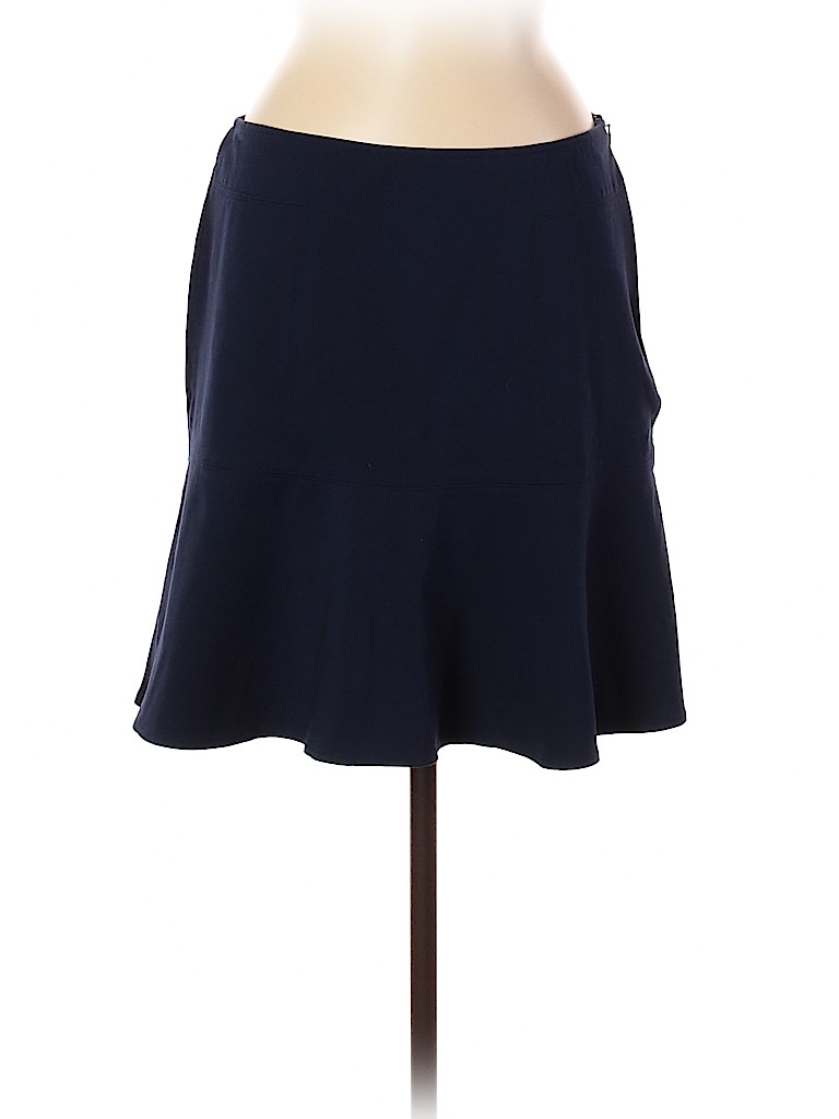White House Black Market Blue Casual Skirt Size 8 - photo 1