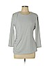 Ann Taylor White 3/4 Sleeve Top Size L - photo 1