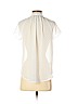 Ann Taylor LOFT 100% Polyester White Short Sleeve Blouse Size S (petite) - photo 2