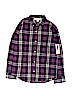 Old Navy Purple Long Sleeve Button-Down Shirt Size 10 - 12 - photo 1