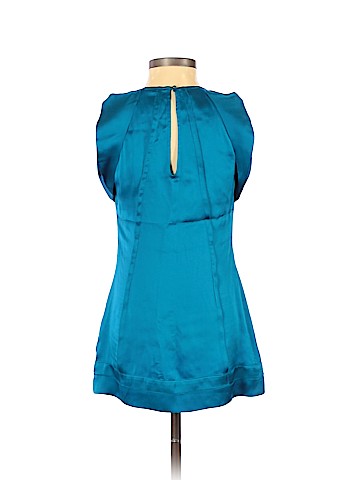 Diane von Furstenberg Short Sleeve Silk Top (view 2)