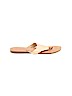 Mad Love Tan Flip Flops Size 6 - photo 1