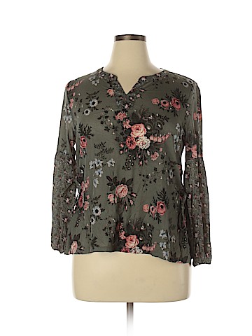 Style&Co Long Sleeve Blouse (view 1)