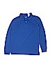 The Children's Place 100% Cotton Blue Long Sleeve Polo Size 16 - photo 1