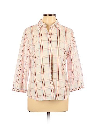 Faconnable 3/4 Sleeve Button-Down Shirt (view 1)