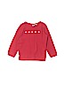 Baby Gap 100% Cotton Hearts Red Long Sleeve Top Size 18-24 mo - photo 1