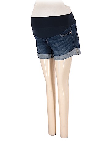 Indigo Blue Denim Shorts (view 1)