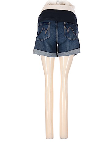 Indigo Blue Denim Shorts (view 2)