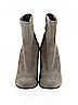 Barneys New York 100% Leather Gray Ankle Boots Size EU 38 - photo 2