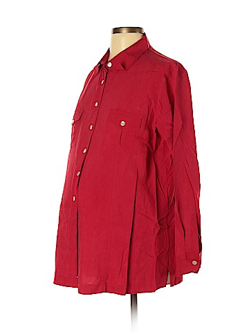 Maternitee's Long Sleeve Silk Top (view 1)