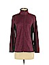 St. John's Bay 100% Polyester Burgundy Track Jacket Size S (petite) - photo 1