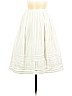 H&M 100% Polyester White Casual Skirt Size 12 - photo 1