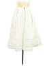 H&M 100% Polyester White Casual Skirt Size 12 - photo 2