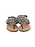 Wonder Nation Solid Black Sandals Size 6 (youth) - photo 2