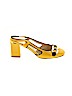 Marc by Marc Jacobs 100% Leather Yellow Heels Size EU 35 1/2 - photo 1