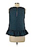 Amanda Uprichard 100% Polyester Teal Sleeveless Blouse Size S - photo 2