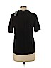 Ann Taylor 100% Polyester Black Short Sleeve Blouse Size M (petite) - photo 2