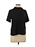 Ann Taylor 100% Polyester Black Short Sleeve Blouse Size M (petite) - photo 1