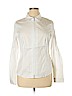 Doncaster White Long Sleeve Blouse Size 14 - photo 1