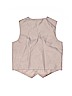 Healthtex 100% Polyester Solid Tan Tuxedo Vest Size 2T - photo 2