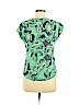 Liz Claiborne 100% Cotton Green Short Sleeve Top Size M (petite) - photo 2
