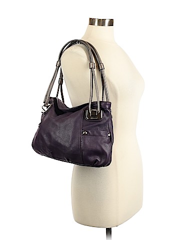 B Makowsky Leather Shoulder Bag (view 2)