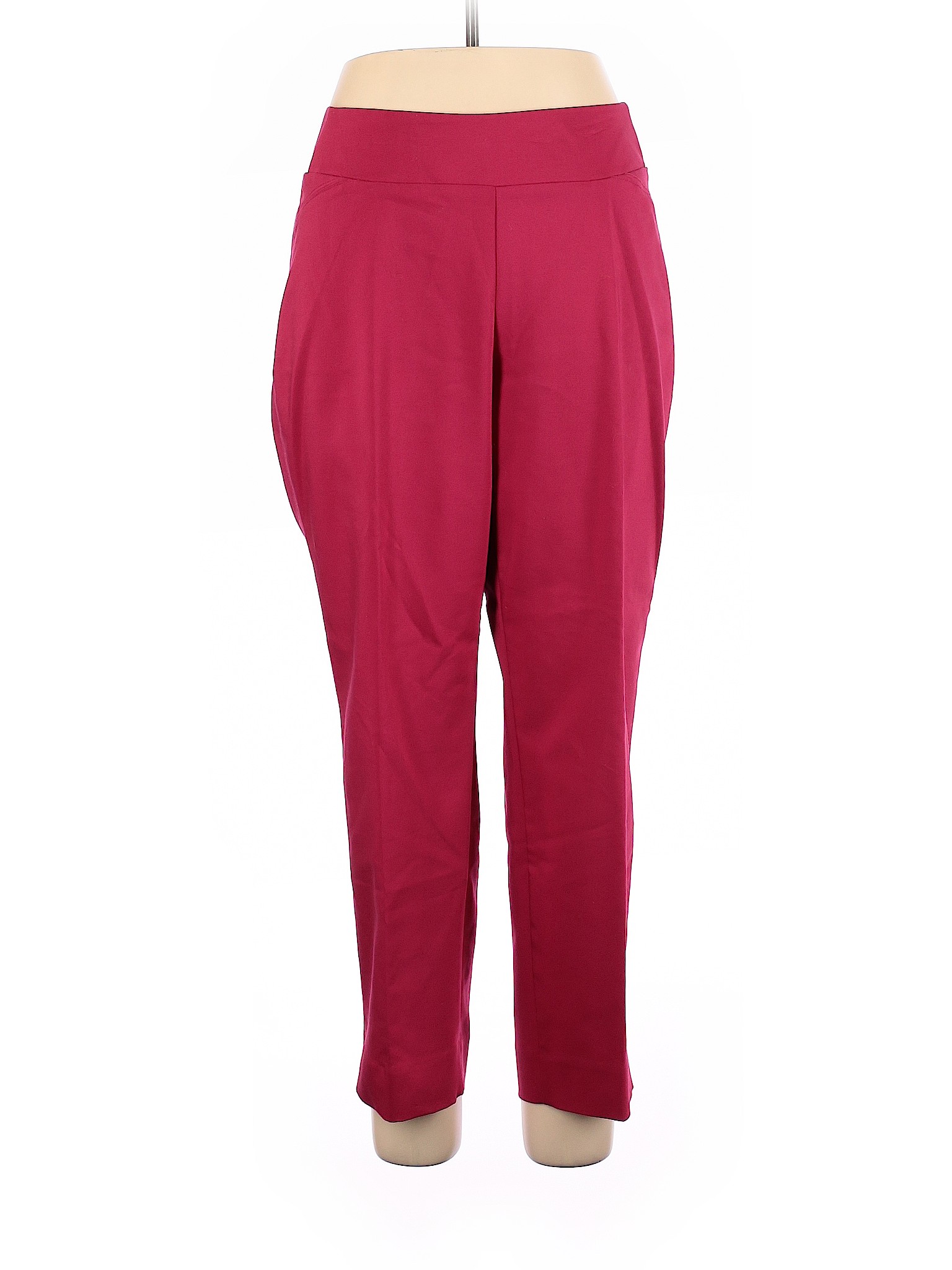 Investments Women Red Casual Pants 16 | eBay