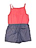 Cynthia Rowley TJX 100% Cotton Chambray Pink Romper Size 10 - photo 2