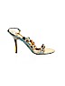 Rene Caovilla 100% Snakeskin Gold Heels Size EU 37 1/2 - photo 1