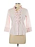 Talbots Pink 3/4 Sleeve Button-Down Shirt Size 4 (petite) - photo 1