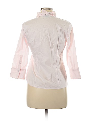 Talbots 3/4 Sleeve Button-Down Shirt (view 2)