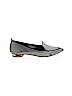 Nicholas Kirkwood 100% Leather Silver Flats Size EU 37 1/2 - photo 1